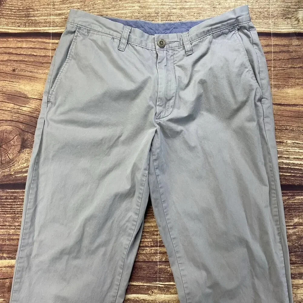 J.CREW Pants Mens Size 30x32 Gray Stretch Chino Essex Pants Office Biz